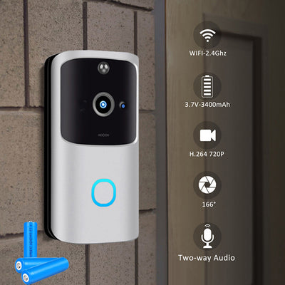 Wireless WiFi DoorBell Smart Video Phone Visual - The Gadget Junkie