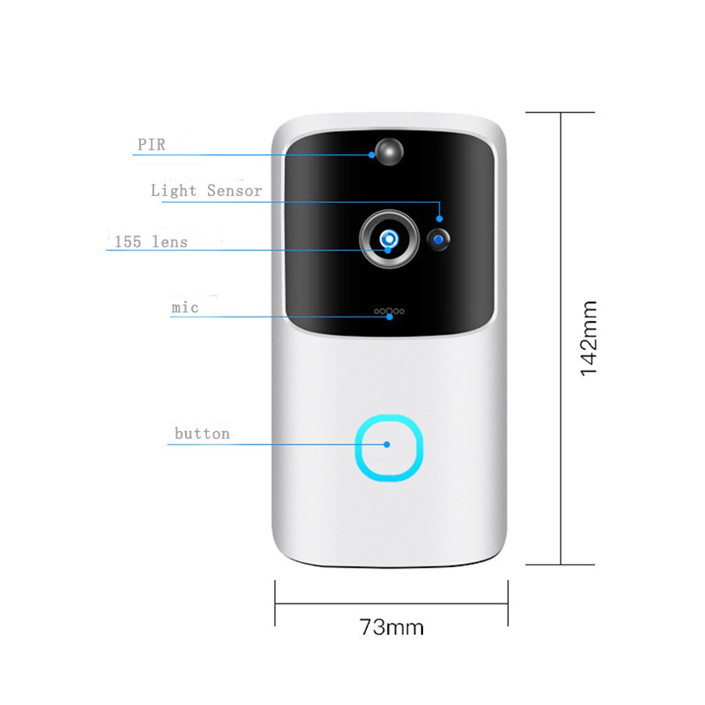 Wireless WiFi DoorBell Smart Video Phone Visual - The Gadget Junkie